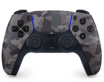 Sony PlayStation 5 DualSense Wireless Controller - Gray Camo, Model 6430163 / 3005715