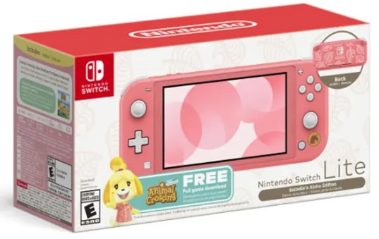 Coral Animal Nintendo Switch And Animal Crossing Game Bundle
